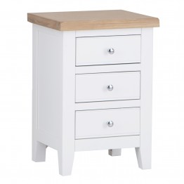 Foxstone Large 3 Drw Bedside Cabinet