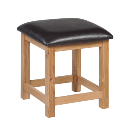 Warwick Bedroom Oak Dressing Stool