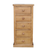 York Pine Bedroom Chest 5 Drawer Tall York Pine Bedroom Chest 5 Drawer Tall